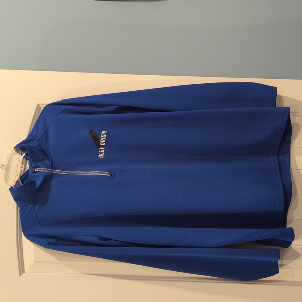 Blue origin I/4 zip jacket